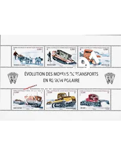 timbres des TAAF n° 560 à 565, Transports, timbres des Dom-Tom