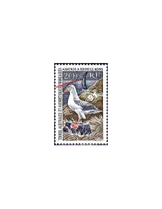 Timbre des TAAF n° 24, Albatros à sourcils noirs, timbres des DOM TOM