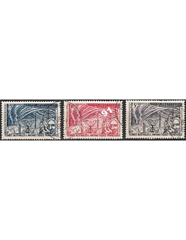 TAAF -  n°   8 à 10 - Collection timbres DOM TOM