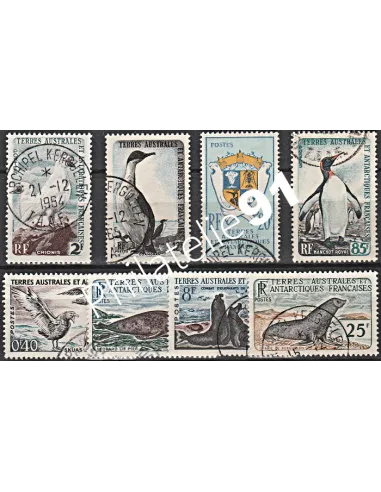 TAAF -  n°   12 à 17 - Collection timbres DOM TOM