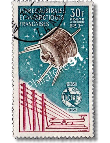 Timbre des TAAF P.A. n°9 - Union Internationale des Télécommunications