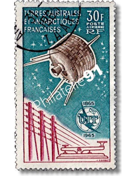 Timbre des TAAF P.A. n°9 - Union Internationale des Télécommunications