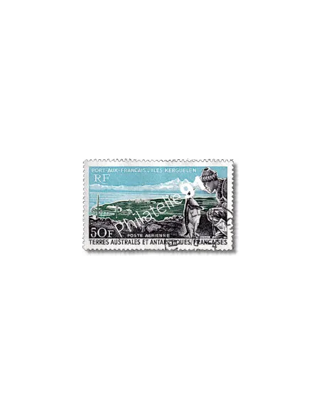 Timbre des TAAF P.A. n° 14 - Port-aux-Français (Kerguelen), Dom Tom
