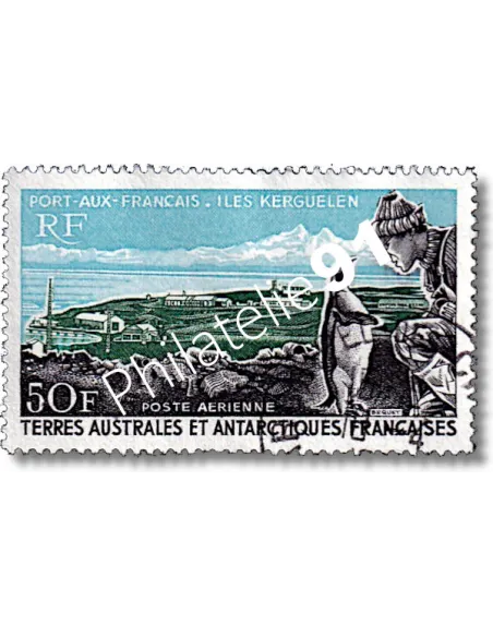 Timbre des TAAF P.A. n° 14 - Port-aux-Français (Kerguelen), Dom Tom