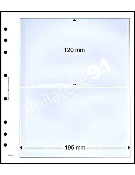 FEUILLES NEUTRES - 2 POCHES - AV 200-5