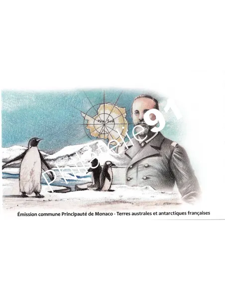 monacophil 2022 - Encart Albert 1er - Emission commune TAAF/MONACO
