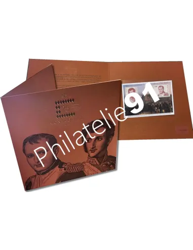 encart numéroté avec bloc MONACOPHIL 2022 - Napoléon 1er