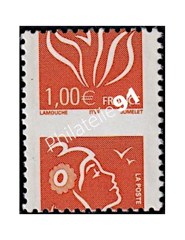 Variété sur timbre n° 3739e, collection timbres France