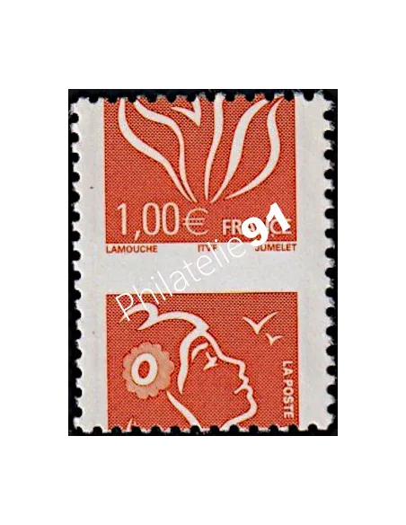 Variété sur timbre n° 3739e, collection timbres France