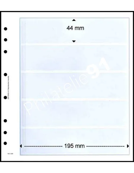 FEUILLES NEUTRES - 5 POCHES - AV 500-5