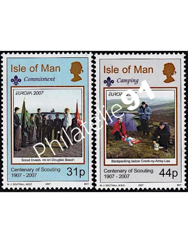 Timbres d'ILE DE MAN n° 1372-1373, EUROPA, Collection timbres Europa