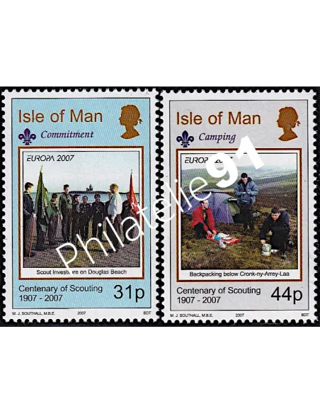 Timbres d'ILE DE MAN n° 1372-1373, EUROPA, Collection timbres Europa