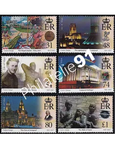 ILE DE MAN, n° 1398 à 1403, Collection timbres Europe
