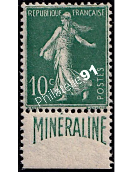 Timbre n° 188A Type Semeuse fond plein, Minéraline, timbres de France