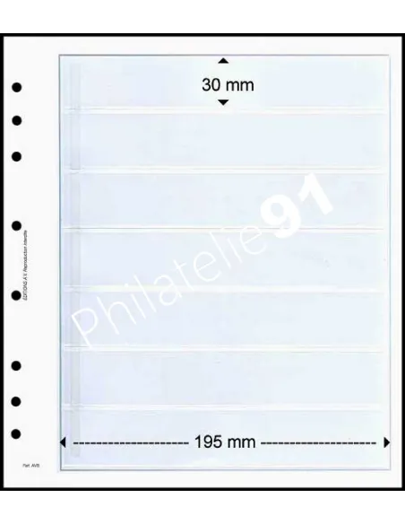 FEUILLES NEUTRES - 7 POCHES - AV 700-5