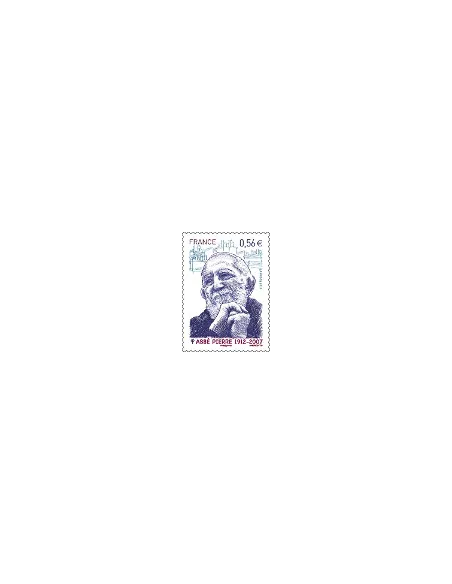 Timbre n° 4435 - -Abbé Pierre-