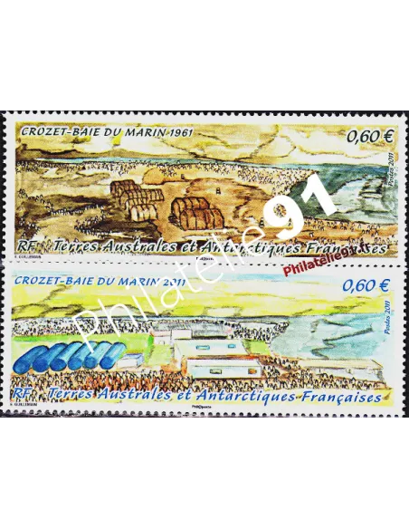 TAAF, n° 599 et 600, Collection timbres Dom-Tom