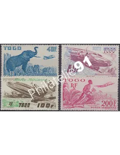 TOGO, PA n° 17 à 20, Collection timbres Colonies