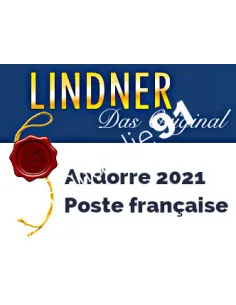 Andorre Poste française 2022, LINDNER, matériel philatélique