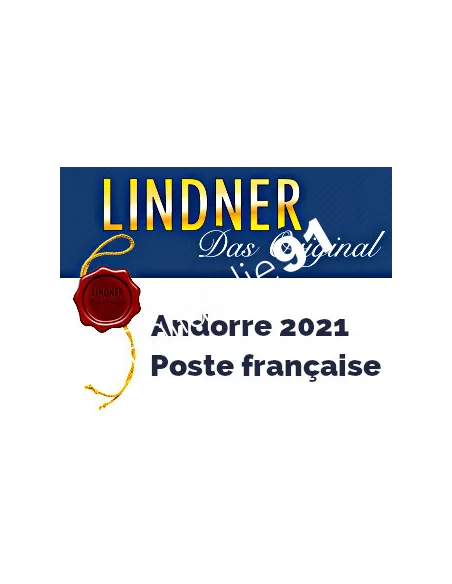 Andorre Poste française 2022, LINDNER, matériel philatélique