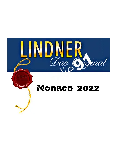 LINDNER - Feuilles pré-imprimées MONACO 2022, matériel philatélique