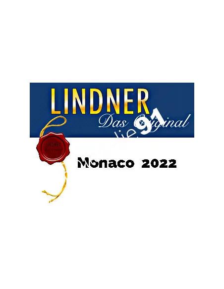 LINDNER - Feuilles pré-imprimées MONACO 2022, matériel philatélique