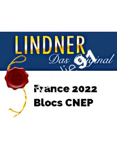 Lindner, FRANCE Blocs CNEP 2022, matériel philatélique