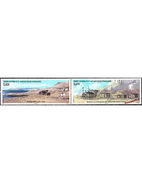 TAAF, n° 610 et 611, paire, Collection timbres Dom-Tom