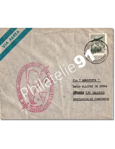 Lettre d'Argentine via aéropostale, lettres du monde