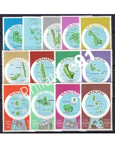 Timbres de Vanuatu n° 596 à 608 - Timbres des colonies Françaises
