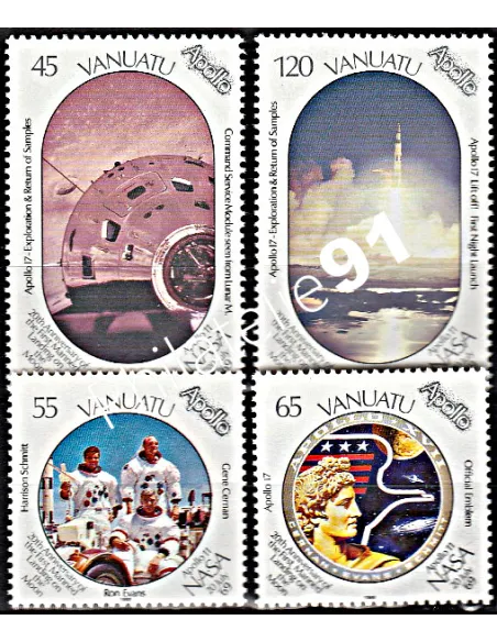 Timbres de Vanuatu n° 832 à 835 - Timbres des colonies Françaises