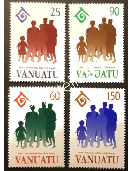 Timbres de Vanuatu n° 947 à 950, Timbres des colonies Françaises