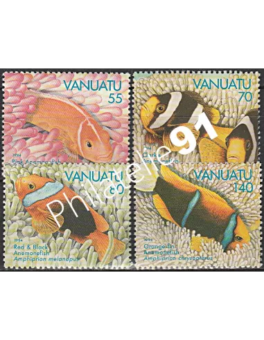 Timbres de Vanuatu n° 959 à 962 - Timbres des colonies Françaises