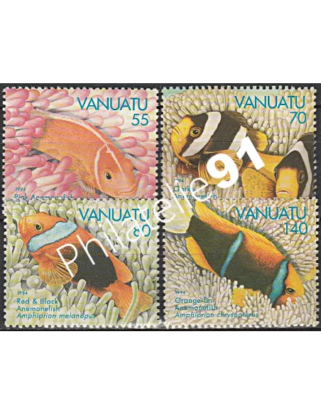 Timbres de Vanuatu n° 959 à 962 - Timbres des colonies Françaises