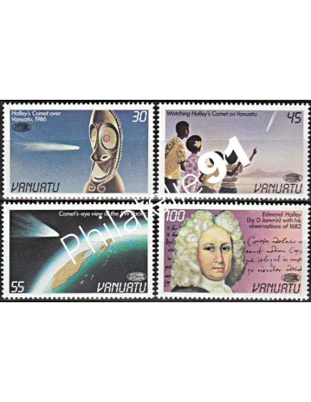 Timbres de Vanuatu n° 743 à 746 - Timbres des colonies Françaises