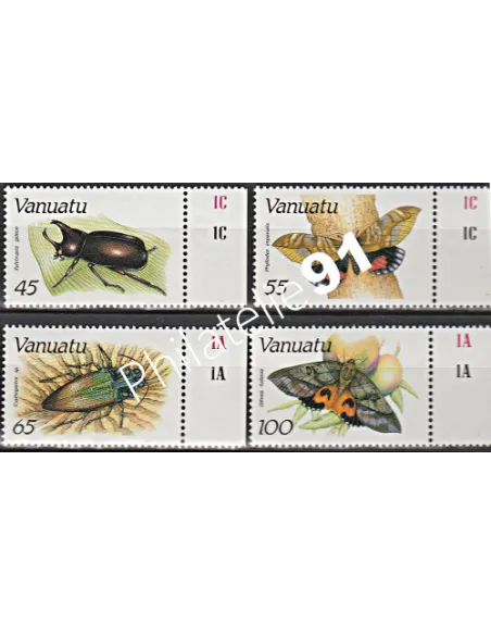 Timbres de Vanuatu n° 784 à 787 - Timbres des colonies Françaises