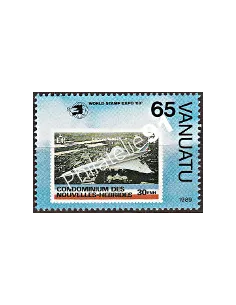 Timbre de Vanuatu n° 837, Concorde, Timbres des colonies Françaises
