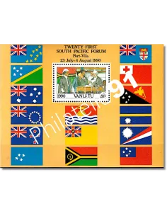 Bloc de Timbres de Vanuatu n° n° 16 - Timbres des colonies Françaises