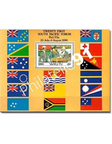 Bloc de Timbres de Vanuatu n° n° 16 - Timbres des colonies Françaises