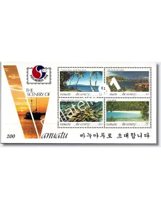 Bloc de Timbres de Vanuatu n° 23A, colonies Françaises