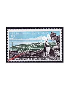 Timbre des TAAF P.A. n° 14 - Port-aux-Français (Kerguelen), Dom Tom