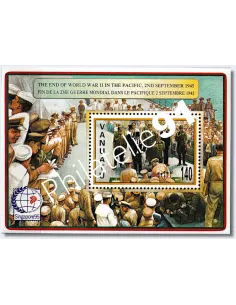 Bloc de Timbres de Vanuatu n° 24, colonies Françaises
