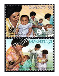 Timbres de Vanuatu n° 1003-1004 - Timbres des colonies Françaises