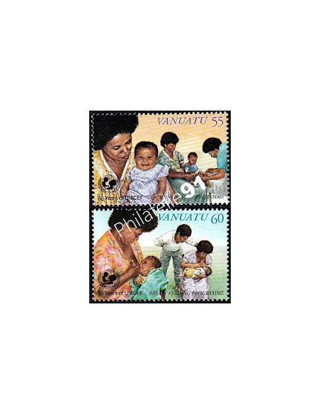 Timbres de Vanuatu n° 1003-1004 - Timbres des colonies Françaises