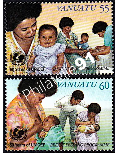 Timbres de Vanuatu n° 1003-1004 - Timbres des colonies Françaises