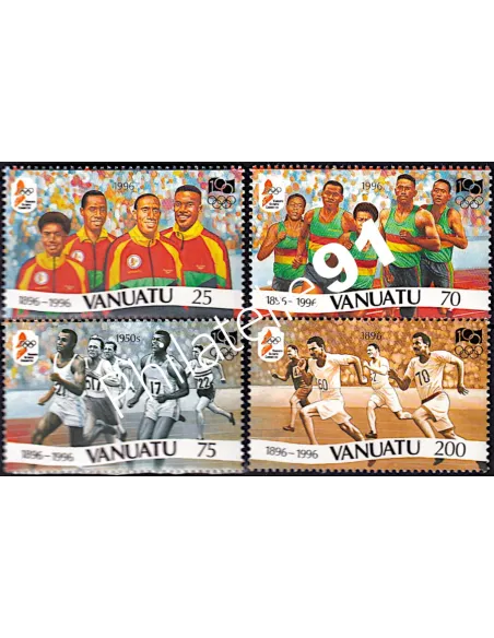 Timbres de Vanuatu n° 1009 à 1012 - Timbres des colonies Françaises