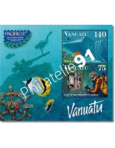 Bloc de Timbres de Vanuatu n° n° 30 - Timbres des colonies Françaises