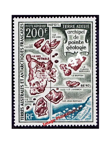 TAAF -  P.A. n°  24 - Archipel de pointe géologie