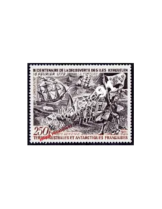 TAAF -  P.A. n°  28 - Découverte des îles Kerguelen