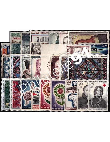 Année DE TIMBRES de France neuve** - 1964 - Collection timbres France